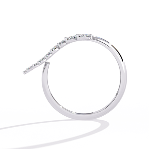 Bague de fiançailles en diamant de laboratoire certifié IGI, style luxueux pour femme - Product Image 3