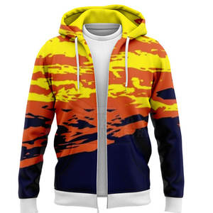 Sweat à capuche zippé sérigraphié, design tendance et élégant pour tenues décontractées - Product Image 2