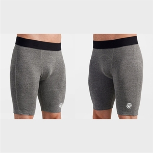 Shorts de compression pour homme gris - Coupe ajustée - Product Image 4