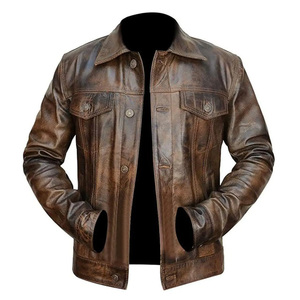 Vestes en cuir pour hommes grandes tailles, vêtements de mode pour hommes, vestes de sport pour moto, vestes d'hiver pour hommes de toutes tailles - Product Image 3