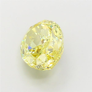 Diamant de laboratoire ovale jaune intense et vibrant, certifié CVD, pour des chefs-d'œuvre de joaillerie haut de gamme - Product Image 5