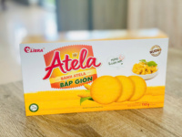 Auténticas Galletas de Maíz Libra Atela 150g, Galletas Redondas Crujientes en Caja, Listas para Servir, con Muestras Gratis