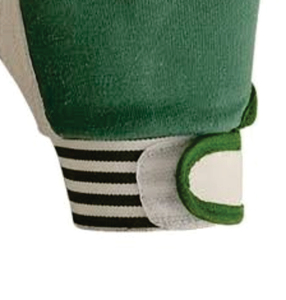 Guantes de Trabajo de Cuero Verde Blanco con Puntas de Dedos Suaves Antideslizantes y Muñequera Elástica, Guantes de Seguridad de Uso General - Product Image 6