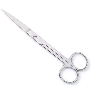 Ciseaux chirurgicaux de qualité supérieure - Acier inoxydable réutilisable, tranchants/à pointe arrondie, droits et courbés, pour la chirurgie générale - Product Image 2