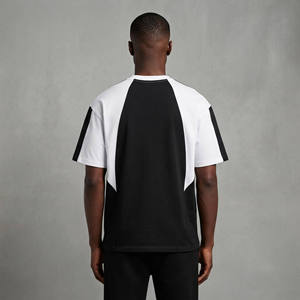 T-shirt homme ample en jersey 100% coton 180g, style hip-hop, qualité supérieure, respirant, pour le sport et le jogging. - Product Image 4