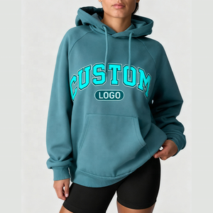 OEM Custom LOGO Heavy Weight Color Blocking Casual <b>Soft</b> Comfortable Oversized <b>Hoodies</b> for <b>Woman</b> - Product Image 1