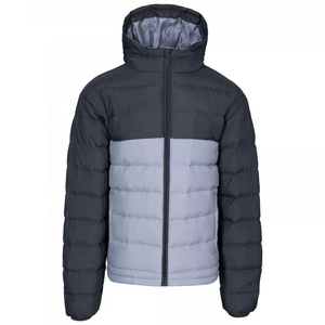 Fashion Style Premium Custom Winter Warm Eco-Friendly Waterproof <b>Padded</b> High Quality Puffer <b>Jacket</b> <b>Men's</b> <b>with</b> <b>Hood</b> Front - Product Image 6
