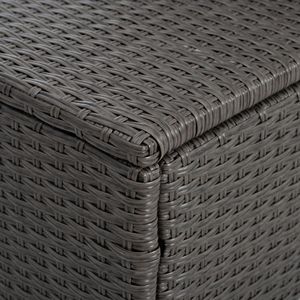 7 pezzi Set di mobili da giardino in vimini stagionali con divano da giardino - Product Image 3