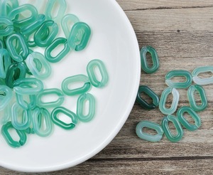 Chaînes en résine personnalisables, maillons de grande taille et couleurs claires, maillons en résine multicolores de grande taille disponibles. - Product Image 5