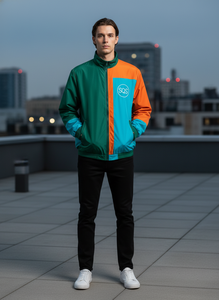 High Quality <b>Canvas</b> Memory Fabric Winter Windbreaker and Down <b>Jacket</b> Ready Stock for High Street Style Hooded Collar Clothing - Product Image 2