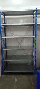 Estantería de Acero Resistente sin Botellas, Ajustable, de 5 Niveles, Galvanizada en Caliente, con Recubrimiento en Polvo, Ruedas de 5 Pulgadas, Apilable - Product Image 2