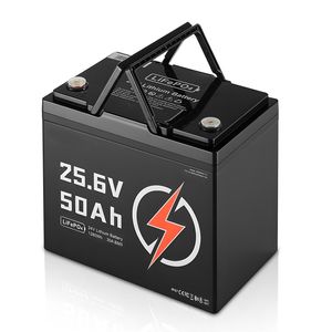 24V 50Ah LiFePO4 pour batterie rechargeable au lithium à cycle profond Bluetooth pour moteurs de camping-car à la traîne Marine 4000 + Cycles Max 30A - Product Image 1