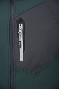 Ropa para exteriores, chaqueta Softshell de esquí para hombre, ropa cortavientos personalizada, chaqueta impermeable negra informal verde lisa - Product Image 5