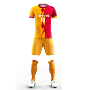 Nouveaux ensembles d'uniformes de football pour hommes personnalisés avec logo imprimé, prix d'usine, service OEM disponible - Product Image 2
