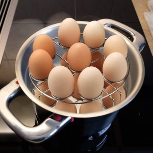 Metal 2 Tier Egg Stand Holder for Kitchen Countertop Decorative Egg Storage Rack Two Layer Egg <b>Basket</b> Organizer for home Kitchen - Product Image 2