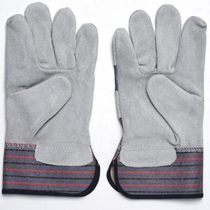 Gants de sécurité en cuir de vachette pleine fleur de haute qualité, logo personnalisé, gants de travail robustes en cuir de vachette pleine fleur - Product Image 2