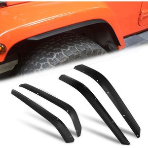 2007 2018 Jeep Wrangler JK JK compatibile con parafango anteriore e posteriore Flares ruota fuoristrada rivestimento 4 pezzi kit carrozzeria - Product Image 1