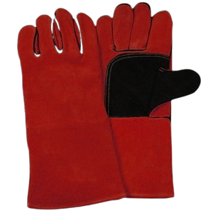 ถุงมือหนังวัวแท้คุณภาพสูง ป้องกันการสั่นสะเทือน ป้องกันการลื่น พร้อมข้อมือเสริมความแข็งแรง สำหรับงานอุตสาหกรรมและก่อสร้าง - Product Image 6