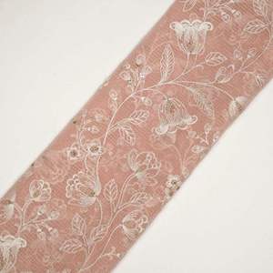 Tissu en Chiffon Brodé Malty Dobby 100% Polyester Respirant Écologique pour Mariage, Couleurs Personnalisées, Fournisseur Textile Export - Product Image 1