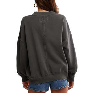 Sudadera Casual de Lona con Cuello Alto y Manga Larga, Estampada o de Color Liso, con Logo Frontal Personalizable, Colores Otoño-Invierno, Anti-Pilling - Product Image 2