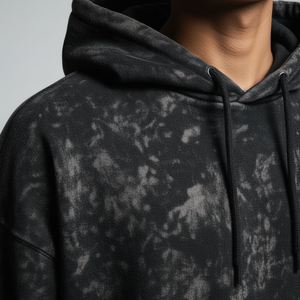 Sudadera con Capucha al por Mayor, MOQ Bajo, Lavado Ácido, Logotipo Personalizado, Estilo Vintage, Oversize, 100% Algodón, Felpa, Streetwear para Hombre - Product Image 5