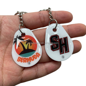 वाटरप्रूफ ट्रांसपेसारन्ट 13.56mhz epoxy rfd टैग epoxy nfc कीचेन - Product Image 1