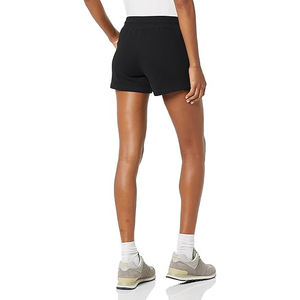 Pantalones Cortos de Forro Polar Ecológicos para Mujer, Suaves y Cómodos, de Cintura Media, Corte Regular, con Cordón, Cálidos para Invierno, 220g, Personalizables - Product Image 5