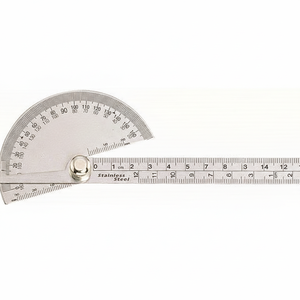 Transportador de ángulos de acero inoxidable con acabado pulido - Product Image 2