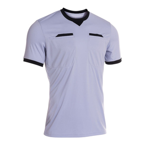 Men's Soccer <b>Referee</b> Jersey Quick Dry Polyester Short Sleeve V Neck Shirt with Chest Pockets for Football Officiating Multiple C - Product Image 1