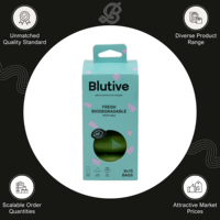 Bolsas Biodegradables y Resistentes para Desechos de Mascotas, con Aroma Fresco, 60% de Material de Maíz, Bolsas para Excremento de Perro 8x15, Venta al Por Mayor