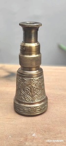 กล้องส่องทางไกลโลหะแบบพกพา สไตล์เรือเดินสมุทร ยี่ห้อ Calvin Handicraft สีน้ำตาลขัดเงา ขนาดกลาง ของตกแต่ง - Product Image 4