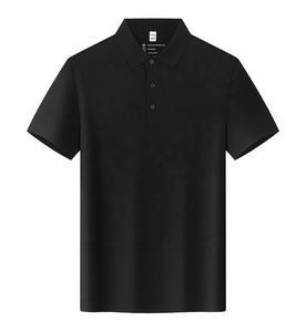 Alta calidad 200gsm 90% algodón 10% Spandex 100S mercerizado Premium Business Polo Golf Shirt para hombres mujeres logotipo personalizado bordado - Product Image 2