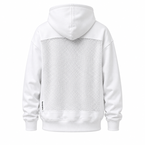 Custom Mesh Back <b>Pullover</b> Hoodie OEM ODM Private Label Oversized Cotton Fleece Lined Womens Winter Hoodie Wholesale Manufacturer - Product Image 6