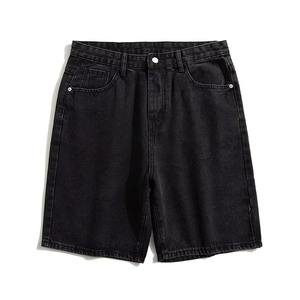 High Quality Custom Men's Canvas Denim <b>Jeans</b> Shorts 100% Cotton Casual Baggy Summer Brown Carpenter <b>Elastic</b> <b>Waist</b> OEM Service - Product Image 6