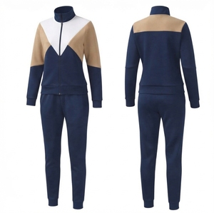 Ensemble de survêtement pour femme de haute qualité à prix de gros, pantalon à taille élastique, style décontracté, couleur unie, longueur intégrale - Product Image 4