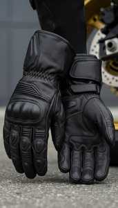 Men Full Leather Motorcycle Racing Suit <b>One</b> Piece <b>Black</b> Windproof Riding Gear for Road Racing Adults <b>All</b> Seasons - Product Image 4