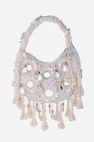 Meilleure Vente 2026 : Ensemble de 4 Sacs à Main de Luxe Faits Main pour Femme, en Daim avec Pompon et Perles, Style Classique et Tendance, Vente en Gros