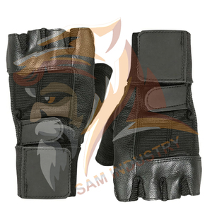 Custom Logo Breathable Neoprene Leather <b>Weight</b> Lifting <b>Gloves</b> Custom Logo Neoprene Half Finger Stretch <b>Weight</b> Lifting <b>Gloves</b> - Product Image 3