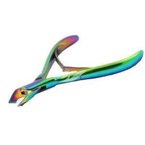 Pinzas para cutículas de diseño ergonómico, mejor precio, venta al por mayor, revestimiento de titanio de acero inoxidable, cuidado Personal para dedos, logotipo personalizado - Product Image 1