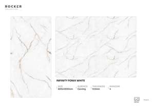 Dalle de porcelaine décorative moderne 600x1200mm 60x120cm 24x48 pouces avec surface sculptée pour projets intérieurs résidentiels et commerciaux - Product Image 3