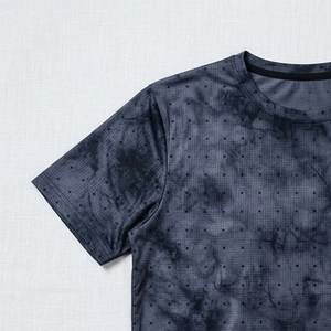 T-shirts pour hommes tie-dye personnalisés à forte demande, imprimés avec logo, pour streetwear, séchage rapide, col rond, tissu respirant et confortable - Product Image 6
