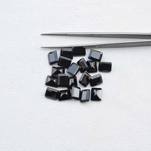 3x5mm 4x6mm 5x7mm 6x8mm 7x9mm 8x10mm 9x11mm 10x12mm 10x14mm Onyx noir naturel à facettes octogone coupe pierre précieuse lâche du fournisseur - Product Image 4