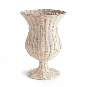 Vase en rotin bohème moderne de qualité supérieure pour la décoration intérieure, vente en gros, rotin naturel fait à la main, durable, léger, décoratif - Product Image 6