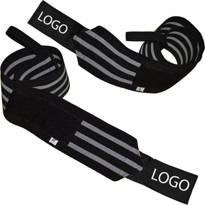Wholesale Gym Wrist <b>Straps</b> Custom Weightlifting Exercise Gym Weight Lifting <b>Straps</b> - Product Image 1