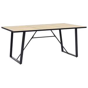 Table à manger en chêne avec structure noire - Product Image 1