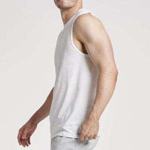 Débardeurs 100% personnalisables pour hommes, vêtements de course en plein air, vêtements de fitness légers, débardeurs sans manches à col rond, streetwear - Product Image 2