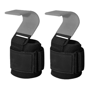 Sangles de musculation robustes personnalisées avec crochets de levage et protection des paumes pour l'haltérophilie - Product Image 2