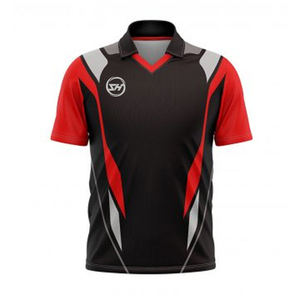 เสื้อคริกเก็ตแขนสั้นแบบซับลิเมชั่น คุณภาพพรีเมียม แห้งเร็ว - Product Image 5