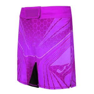 Shorts MMA pour hommes 100% coton non tissé, respirants, taille élastique, couleur/taille/logo personnalisables, service OEM, style streetwear - Product Image 2