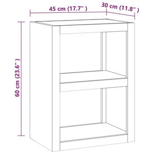 17.7 di Teak in legno massello "x 11.8" x 23.6 "tavolino per mobili da soggiorno - Product Image 6